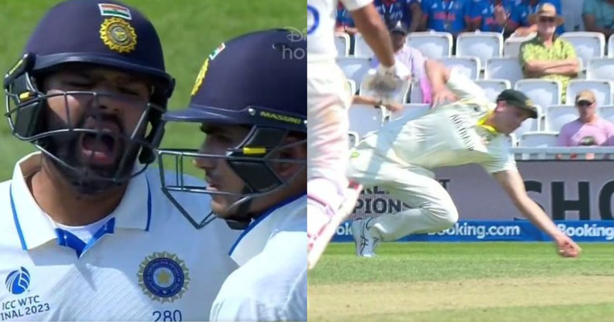 WTC Final: Watch - Rohit Sharma Angry, Shubman Gill Stunned As The Latter Forced To Walk Back After Third Umpire's Controversial Decision On Cameron Green's Catch