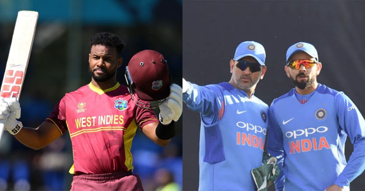 Shai Hope, MS Dhoni, Virat Kohli