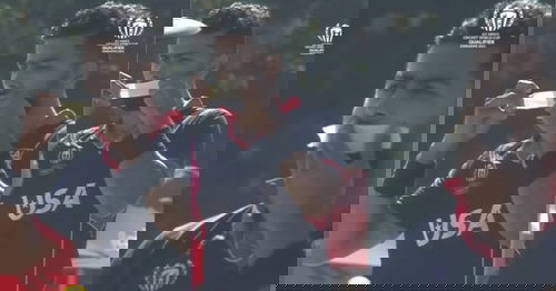 ICC World Cup 2023: WATCH- USA's Ali Khan Tapes His Mouth After Taking Wicket Against Netherlands On His Return Following Ban From ICC