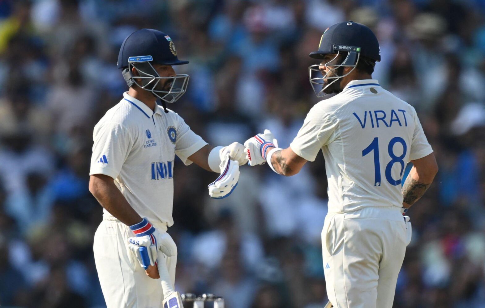 Virat Kohli and Ajinkya Rahane