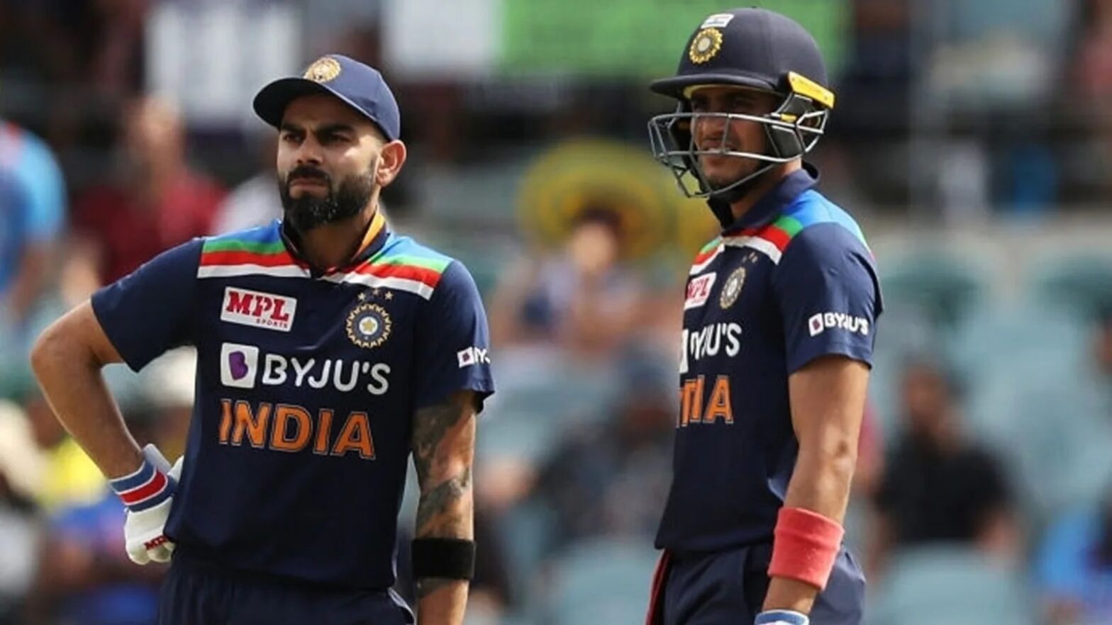 Virat Kohli and Shubman Gill in an ODI