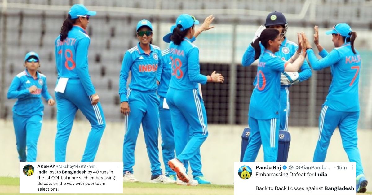 IND-W vs BAN-W: "Pathetic Performance" - Twitter Slams India After Embarrassing Loss To Bangladesh In Women's ODI