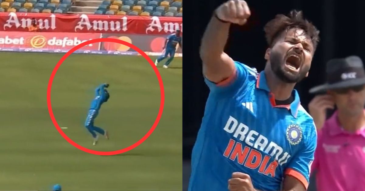 IND vs WI: Watch - Ravindra Jadeja Grabs Stunner To Help Mukesh Kumar Get Maiden ODI Wicket