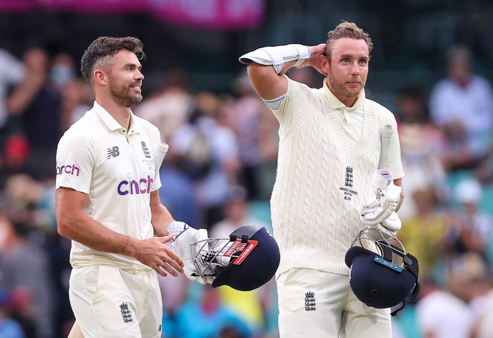 James Anderson and Stuart Broad