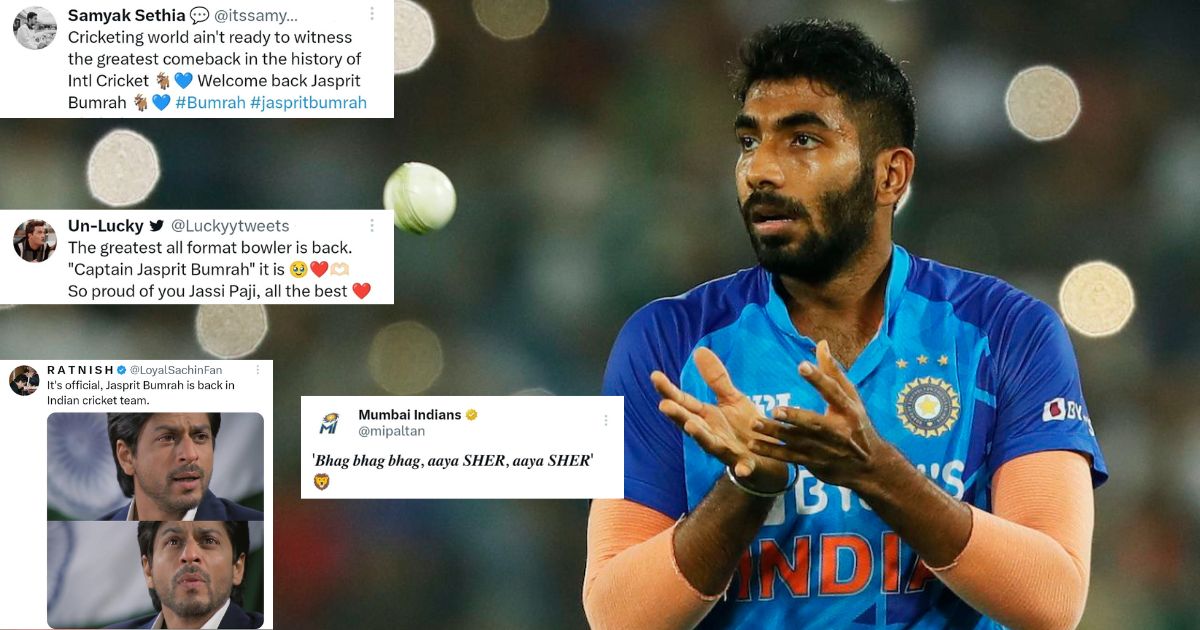 IND vs IRE: 'Welcome Back King" - Fans Erupt In Joy As Jasprit Bumrah Makes India Comeback