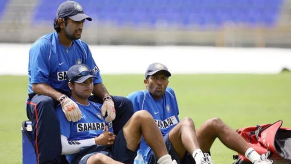 MS Dhoni, Suresh Raina and Wasim Jaffer