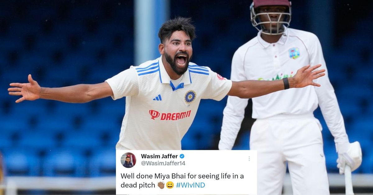 IND vs WI: "Miyan Magic" - Wasim Jaffer Leads Praise For Mohammed Siraj After He Dismantles West Indies