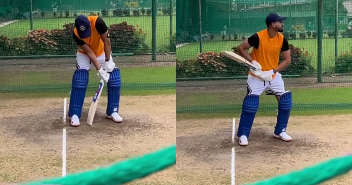 IND vs WI: Watch - Shreyas Iyer Back To Batting In Nets After Back Surgery