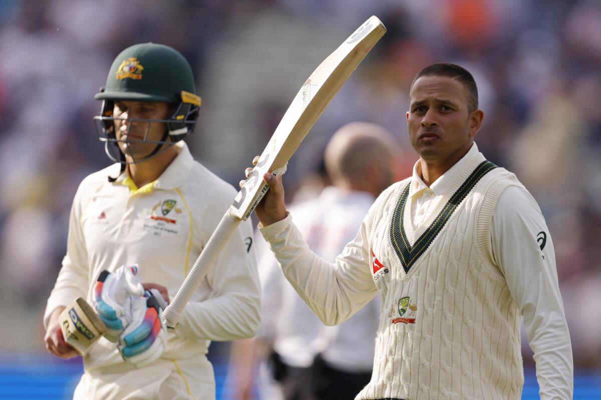 Usman Khawaja and Alex Carey