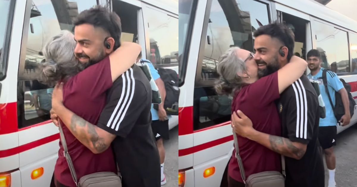 Virat Kohli With Joshua da Silva's Mother