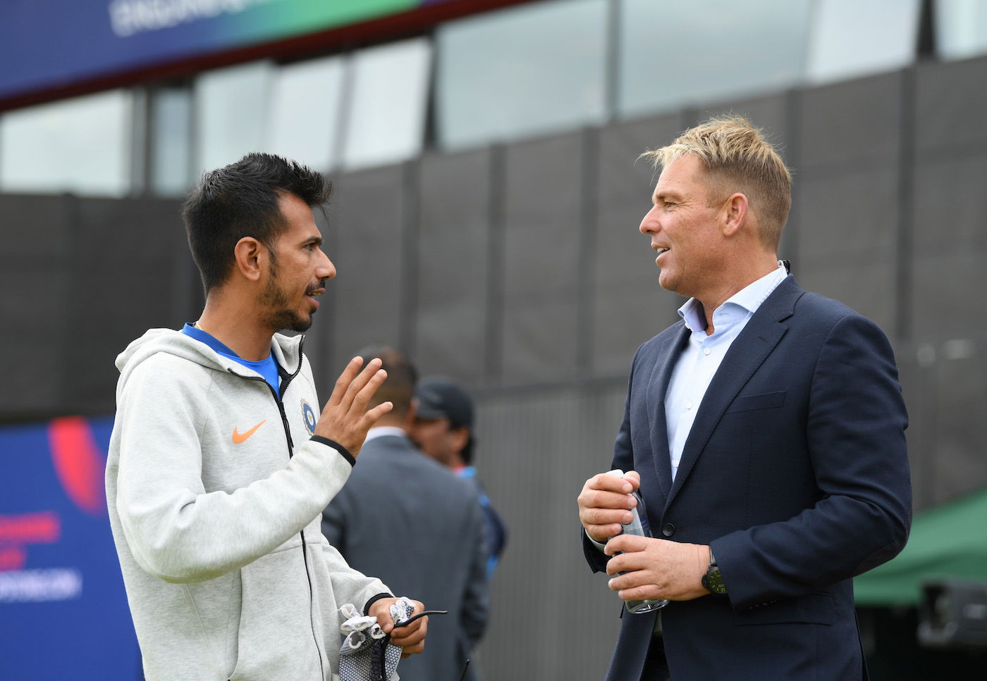 Yuzvendra Chahal and Shane Warne