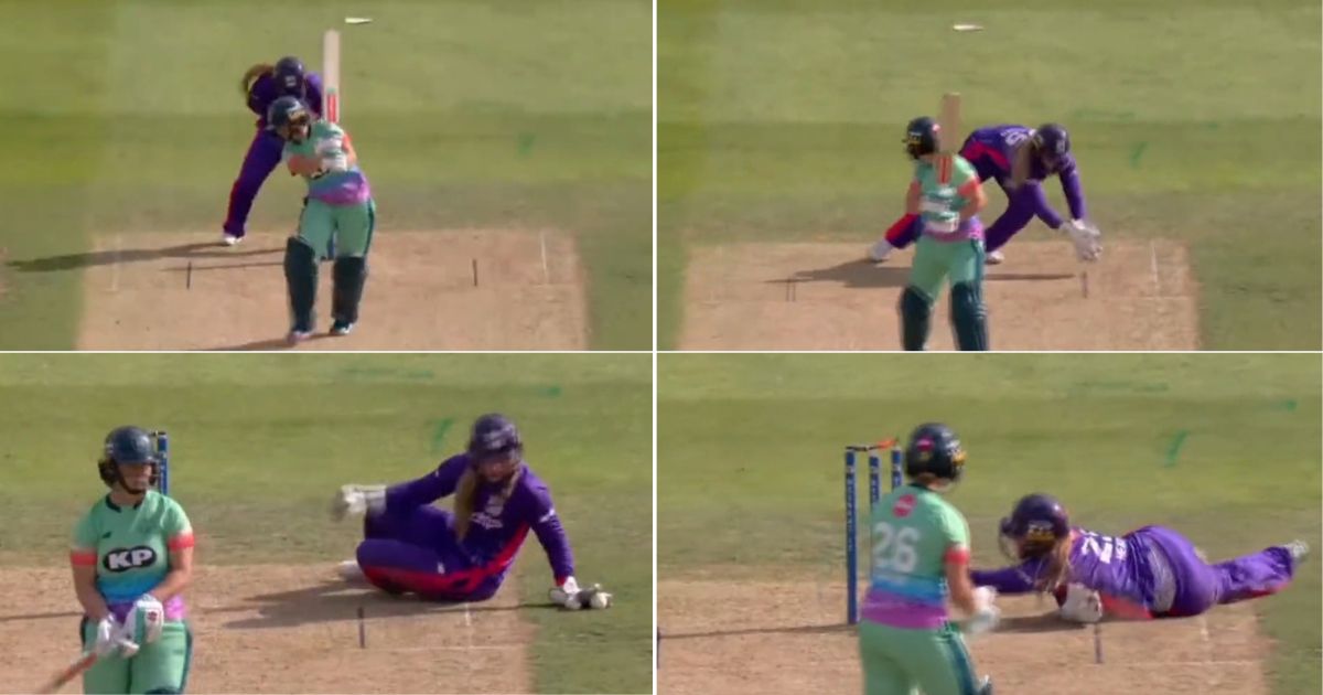 Watch: Alice Capsey Falls Victim To One Of The Most Bizarre Stumping Dismissals Of All Time