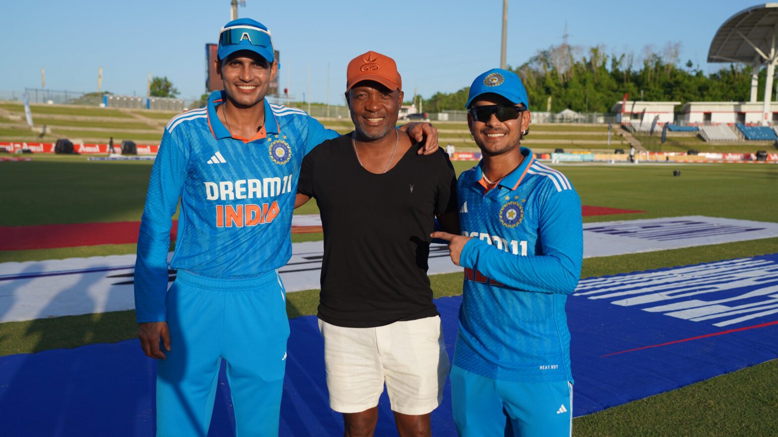 Brian Lara, Shubman Gill and Ishan Kishan