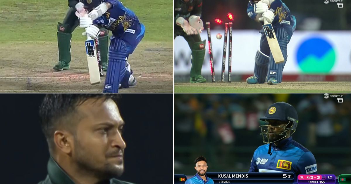 BAN vs SL: Watch - Shakib Al Hasan Bowls Kusal Mendis Through Gate With A Beauty In Asia Cup 2023