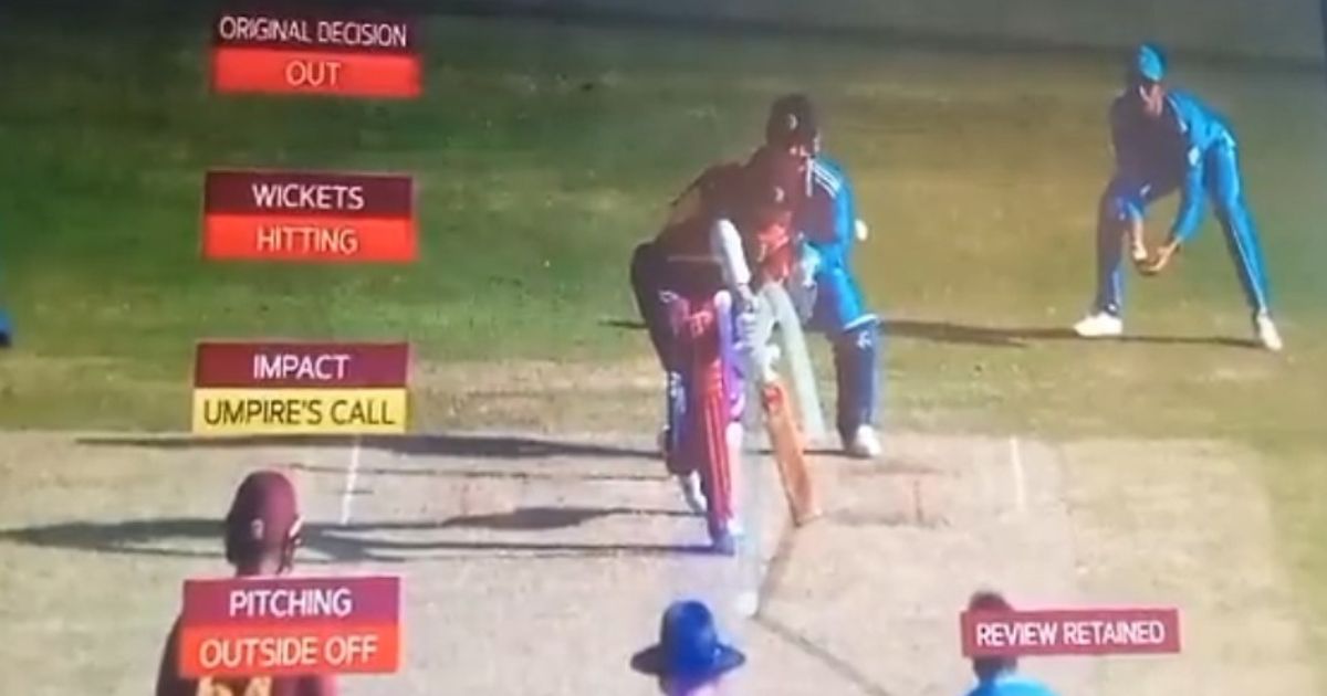 IND vs WI: Watch - India Stars Left Confused During 3rd ODI Over Change in 'Umpire's Call' After DRS