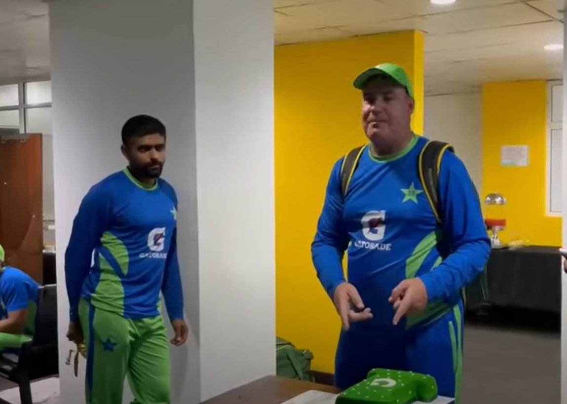 Mickey Arthur and Babar Azam