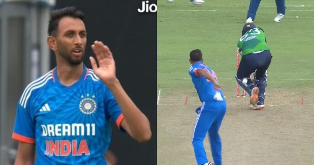 IND vs IRE: Watch - 'Aggressive' Prasidh Krishna Hits Andrew Balbirnie With His Throw In 2nd T20I