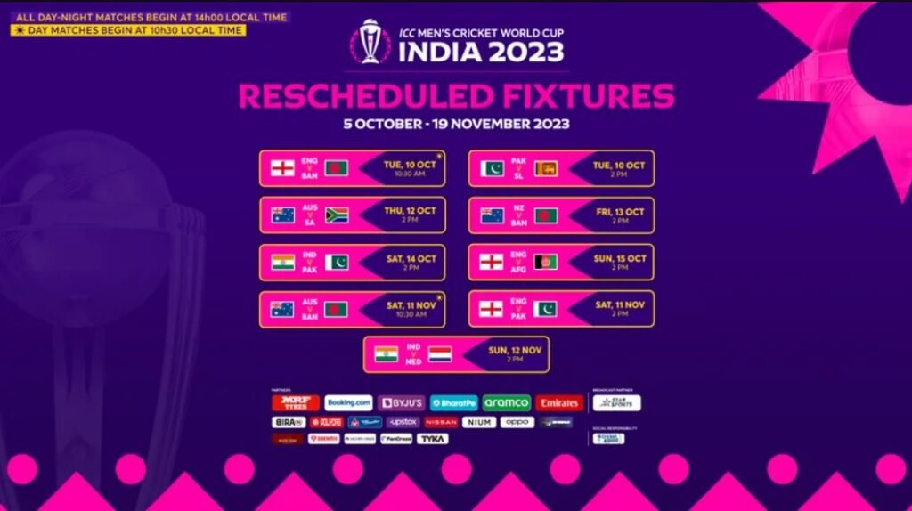 ICC World Cup 2023: Nine Matches Including India-Pakistan Reschedule: Reports 