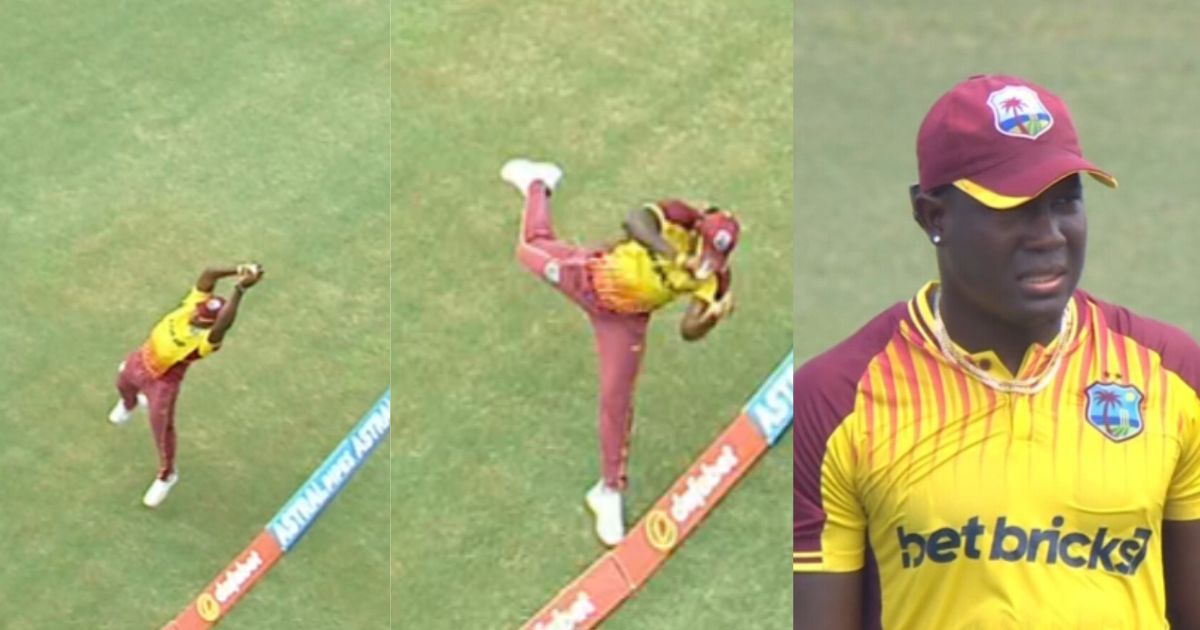 IND vs WI: Watch - Rovman Powell Denies Suryakumar Yadav A Six With His Exceptional Fielding Effort