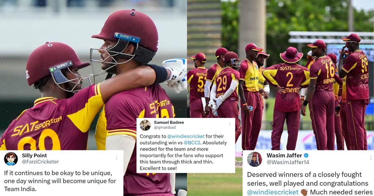 IND vs WI: "It's Okay To Be Unique" - Fans Slams India For First Series Defeat Against West Indies In 17 Years