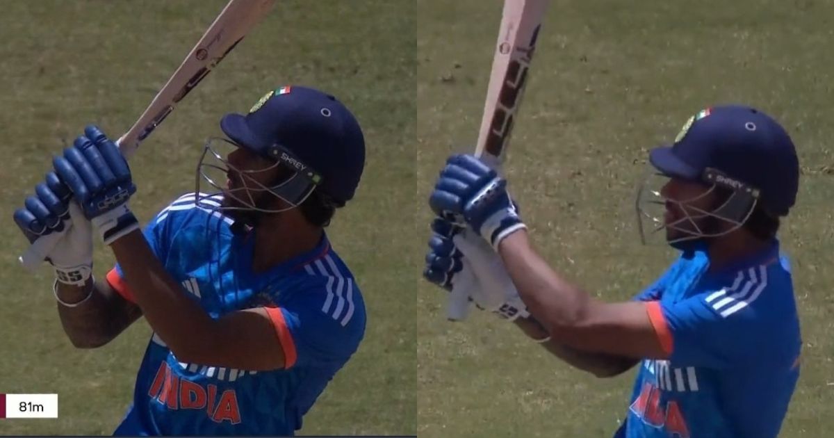 IND vs WI: Watch - Tilak Varma Kicks Off His International Career With Marvelous Back-to-back Sixes