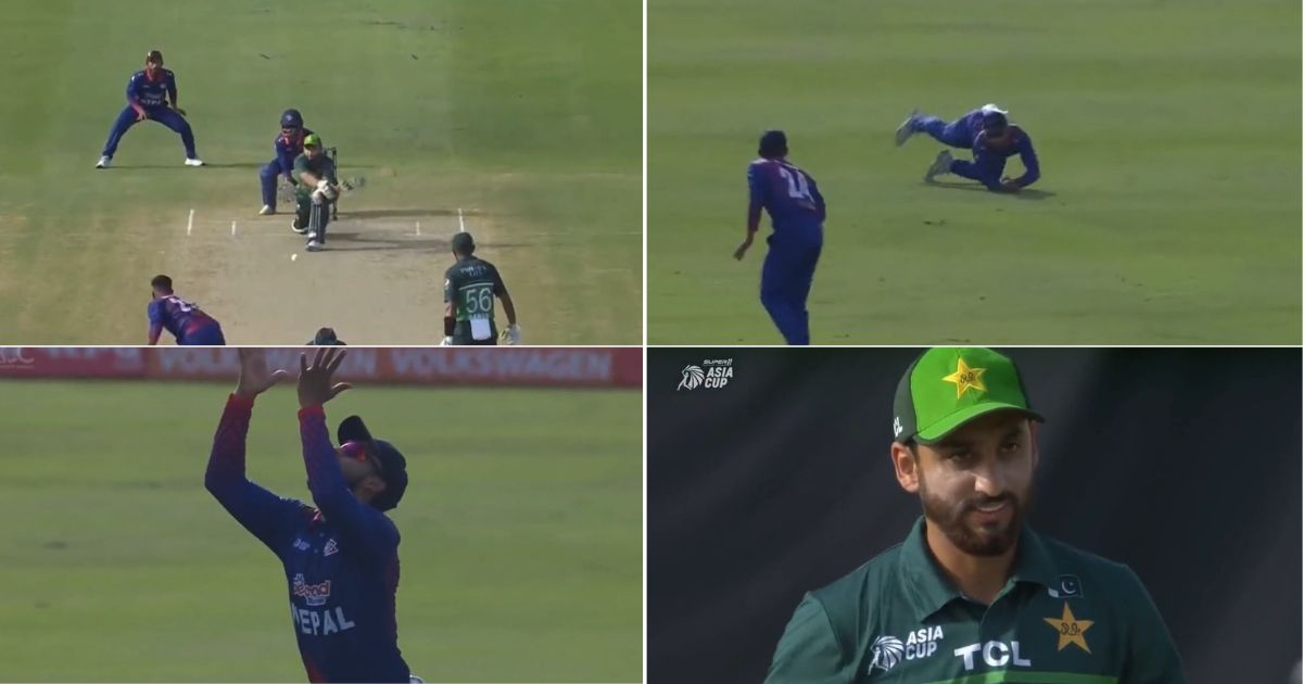 PAK vs NEP: Watch - Agha Salman Falls For 5 As Kushal Bhurtel Takes Stunning Diving Catch To Dismiss Him In Asia Cup 2023