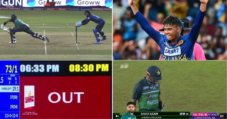 Babar Azam wicket, Dunith Wellalage