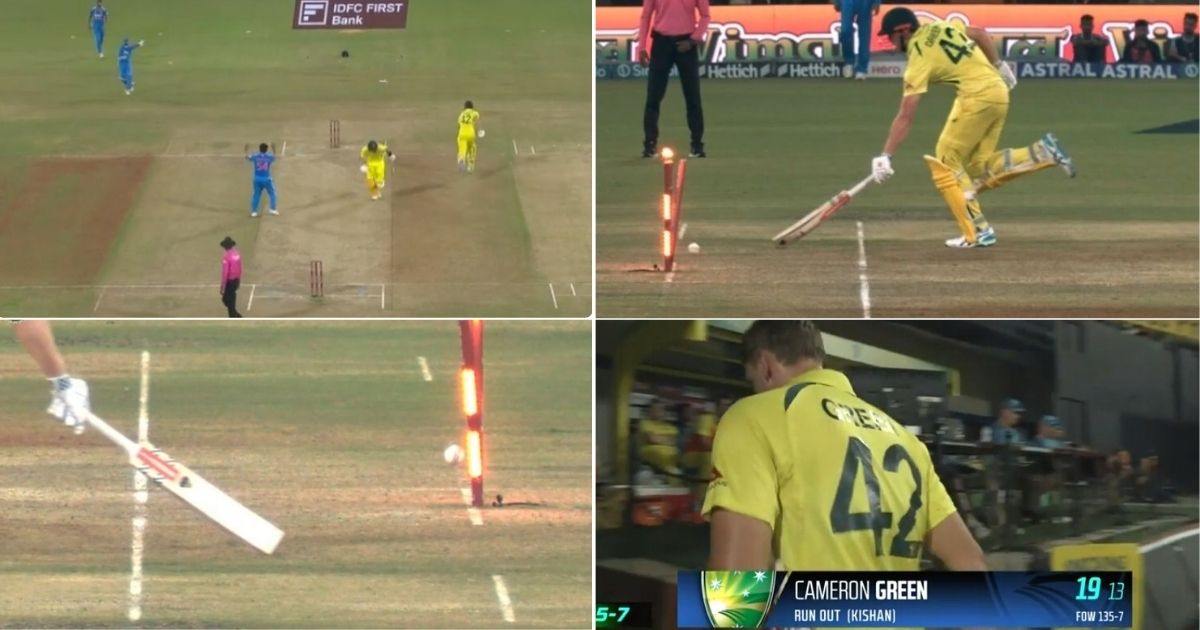 Cameron Green run-out