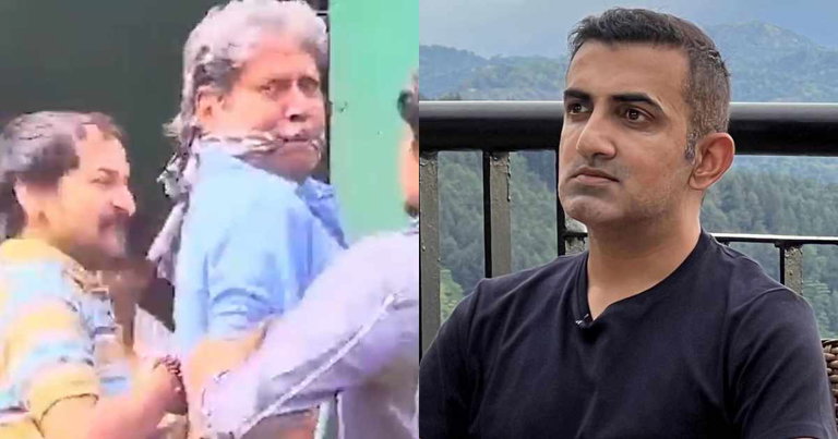 Gautam Gambhir and Kapil Dev
