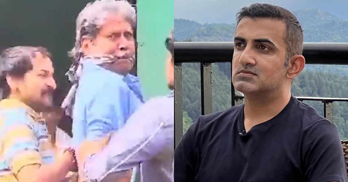 Gautam Gambhir and Kapil Dev