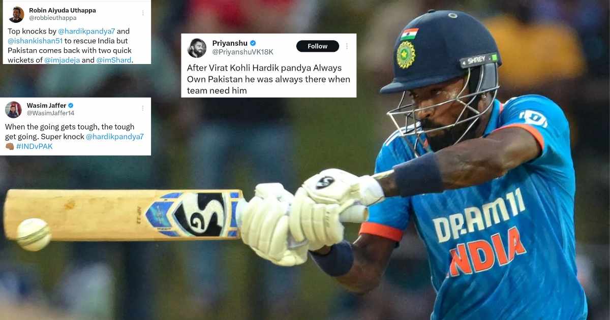 IND vs PAK: Twitter Salutes Hardik Pandya's Match-Saving Innings Of 87 Gainst Pakistan In Asia Cup 2023