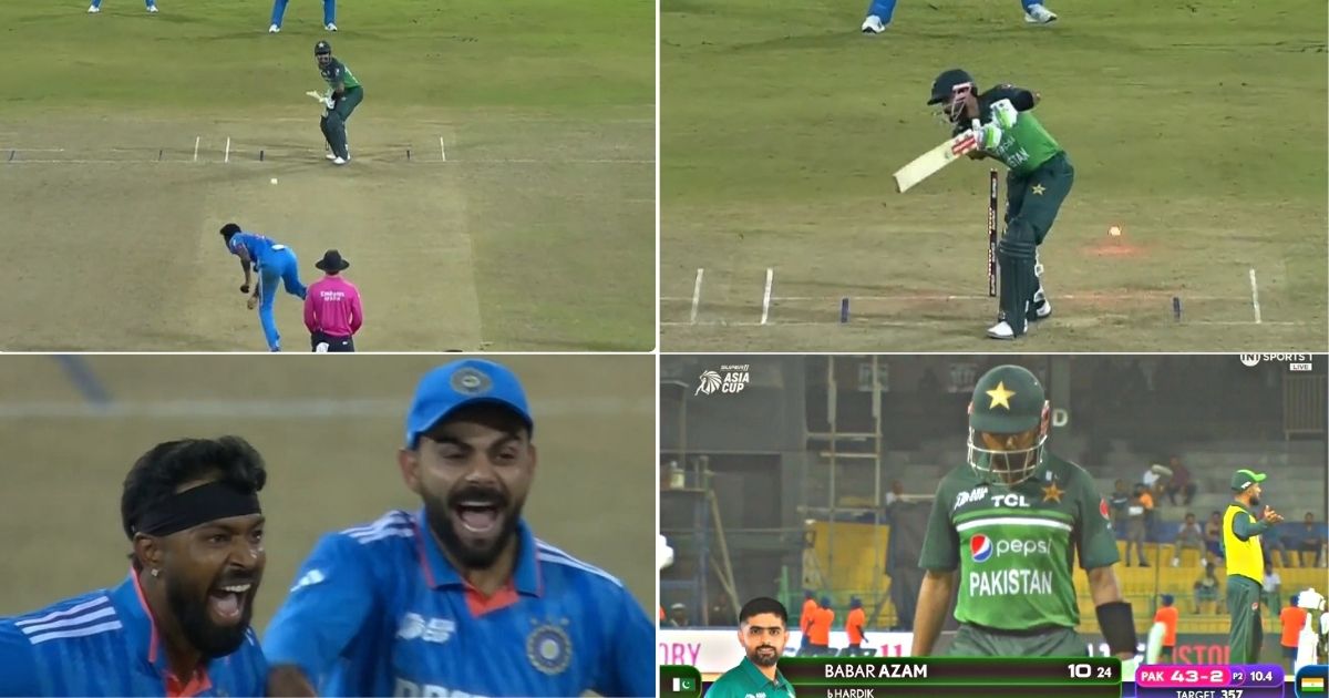 IND Vs PAK: Watch - Hardik Pandya Bamboozles Babar Azam With An ...