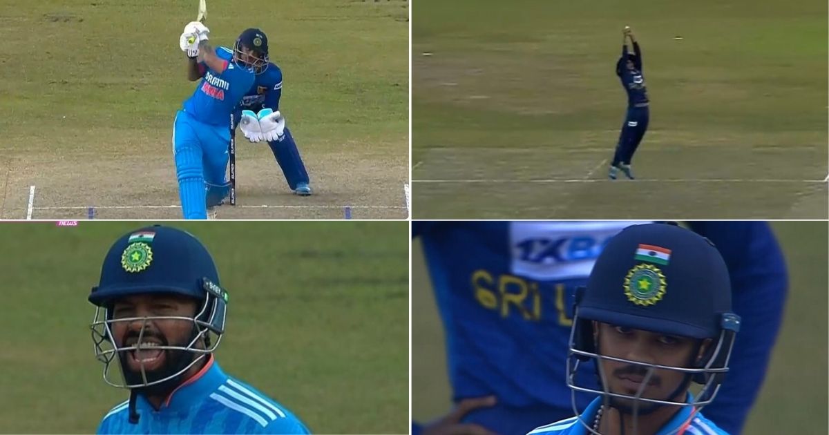 IND vs SL: Watch - Dunith Wellalage Takes A Screamer To Dismiss Ishan Kishan; Hardik Pandya Gets Furious At His Teammate