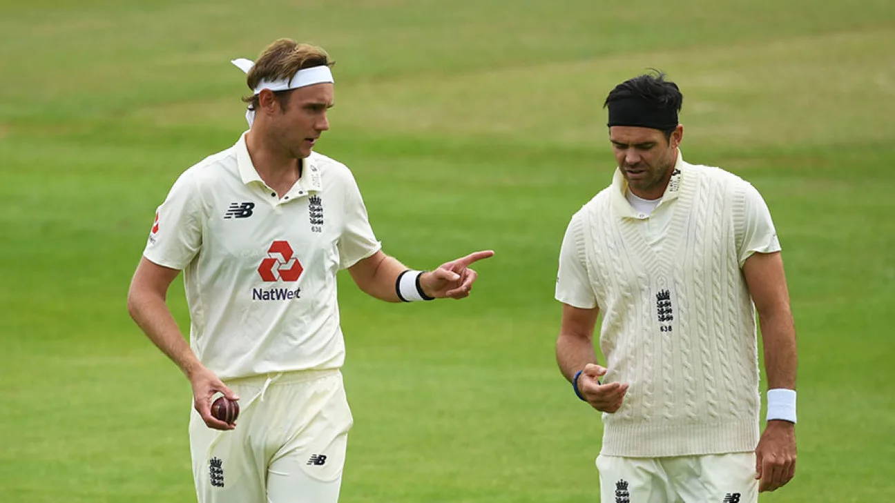 James Anderson and Stuart Broad