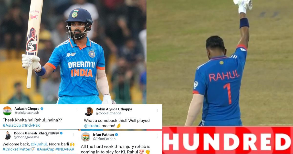 IND vs PAK: "KL Rahul Is Back In Grand Style" - Fans Hail Indian Batter For His Sensational Ton Against Pakistan