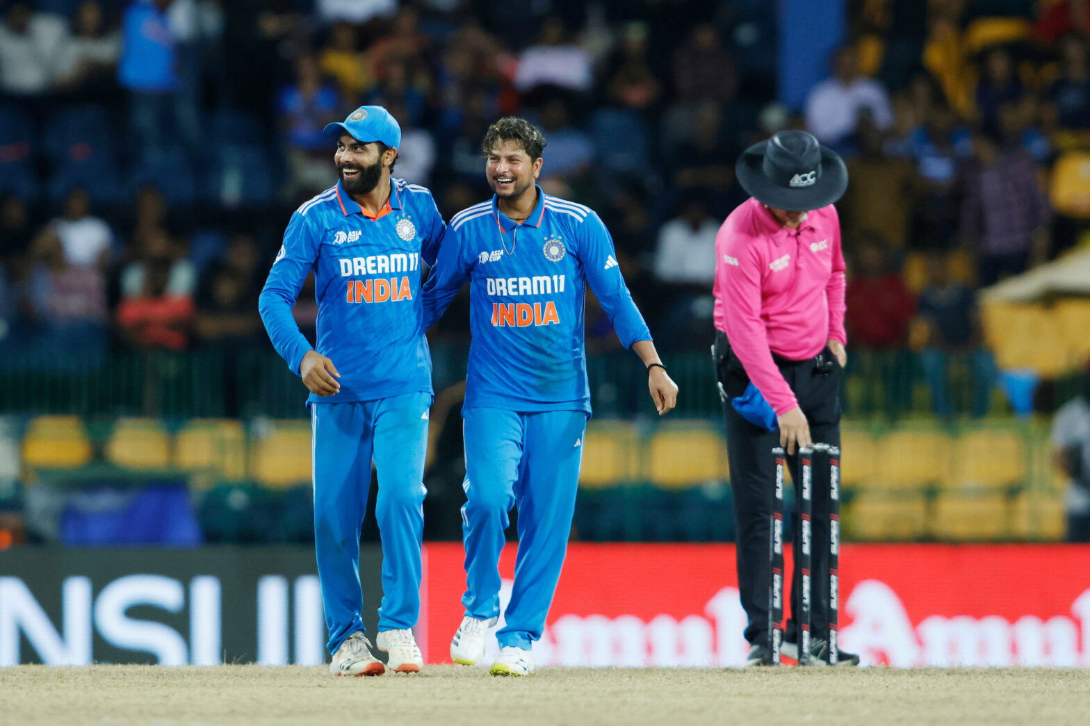 Kuldeep Yadav and Ravindra Jadeja