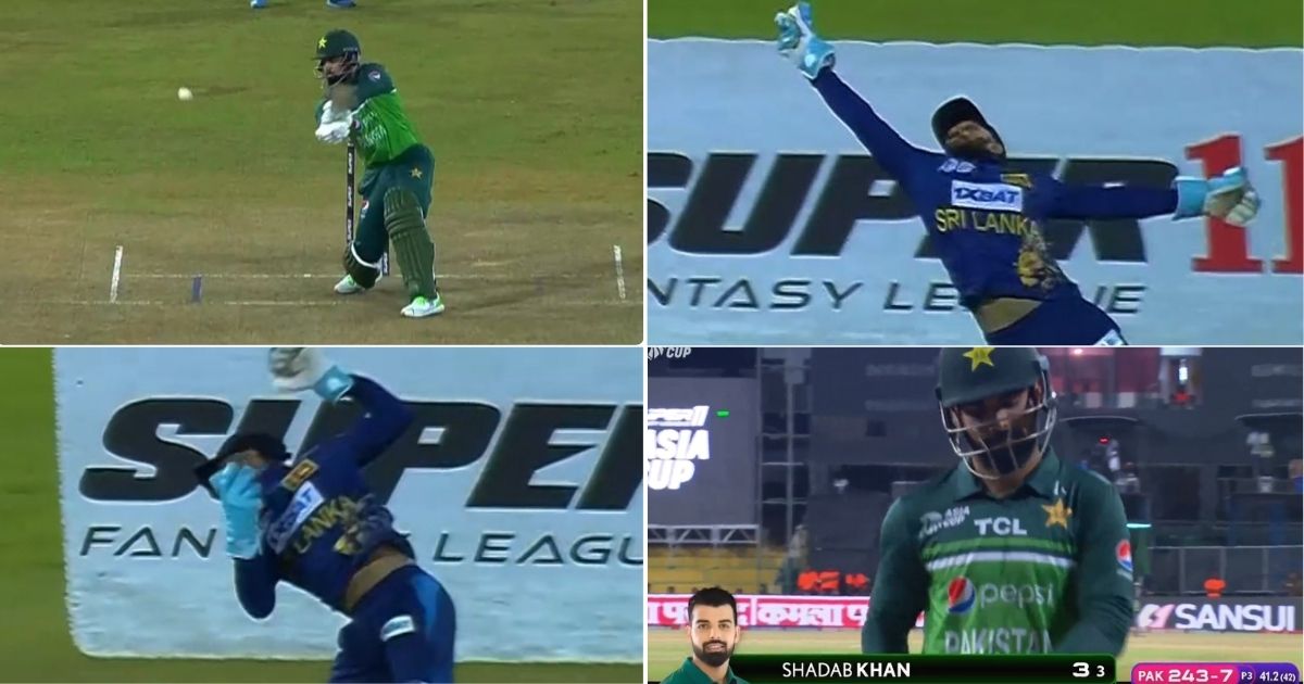 PAK vs SL: Watch - Kusal Mendis Plucks A Phenomenal One-handed Catch To Dismiss Shadab Khan In Asia Cup 2023