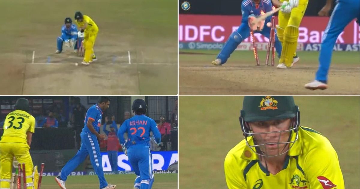 Watch: Ravichandran Ashwin Castles Marnus Labuschagne With A Beauty In IND vs AUS 2nd ODI