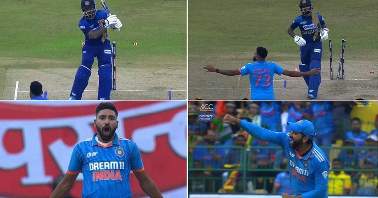 IND vs SL: Watch - Mohammed Siraj Rattles Kusal Mendis' Stumps To Pick His 6th Wicket In Asia Cup 2023 Final