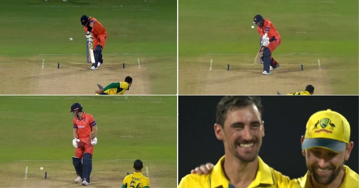 Watch: Mitchell Starc Takes Brilliant Hat-Trick, Removes Netherlands Batters On 0 In WC 2023 Warm-up Game