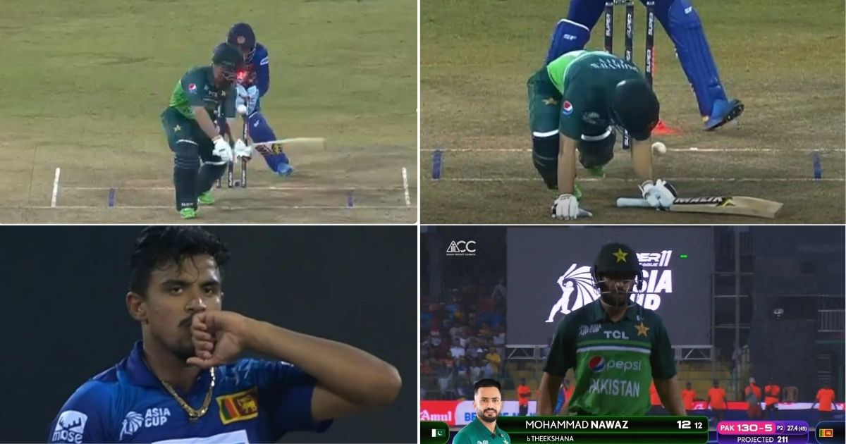 PAK vs SL: Watch - Maheesh Theekshana Castles Mohammad Nawaz As Pakistan Sink Further