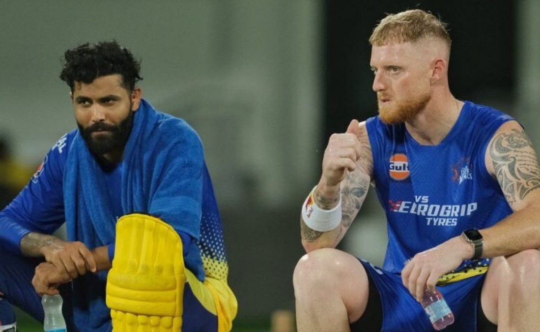 Ravindra Jadeja and Ben Stokes