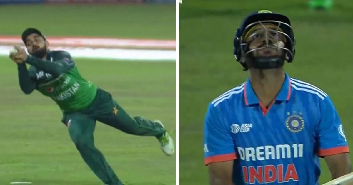 IND vs PAK: Watch - Shadab Khan Grabs A Stunner To Dismiss Shardul Thakur For 3 In Asia Cup 2023