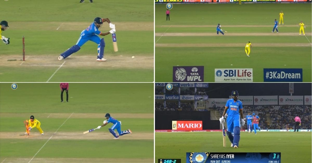 Watch: Shreyas Iyer Lands In Trouble As Miscommunication With Shubman Gill Sees Him Getting Run Out