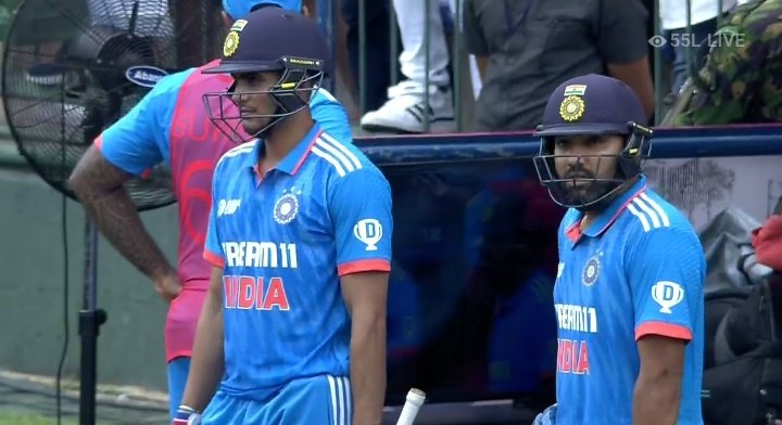 Shubman Gill and Rohit Sharma