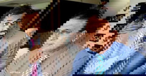 Sunil Gavaskar and Rohan Gavaskar