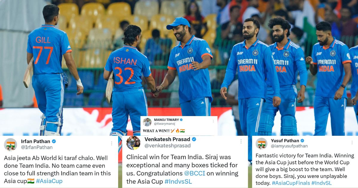 IND vs SL: "Dream Game" - Fans React After India Beat Sri Lanka By 10 Wickets To Bag 8th Asia Cup Title