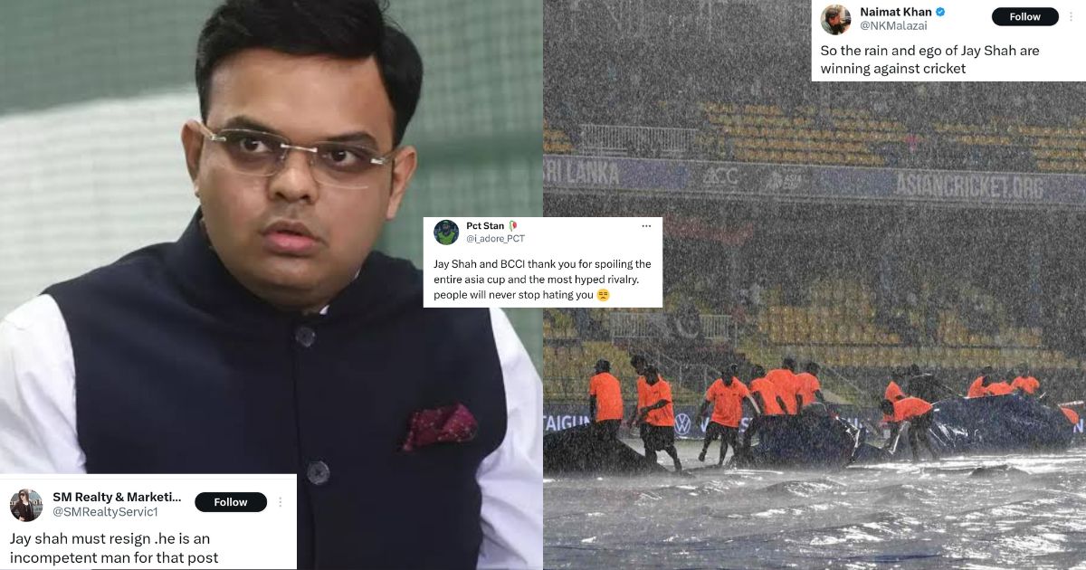 IND vs PAK: "Jay Shah Must Resign" - Fans Slam ACC President As India vs Pakistan Moves To Reserve Day Due To Rain