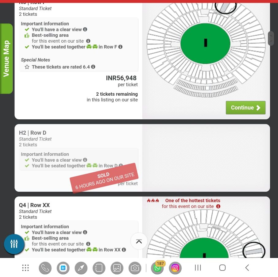 Tickets for India vs Pakistan match in the upcoming ICC World Cup 2023 is available on Viagogo (Credits: Viagogo)