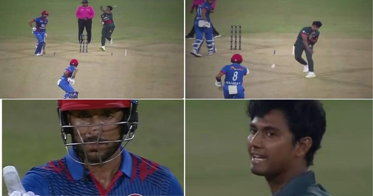 BAN vs AFG: 'Furious' Rahmat Shah Charges At Hasan Mahmud After Pacer Angrily Throws Ball At The Batter